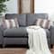 Hastings Home Gray & White Faux Fur Lumbar Pillows, 2ct.